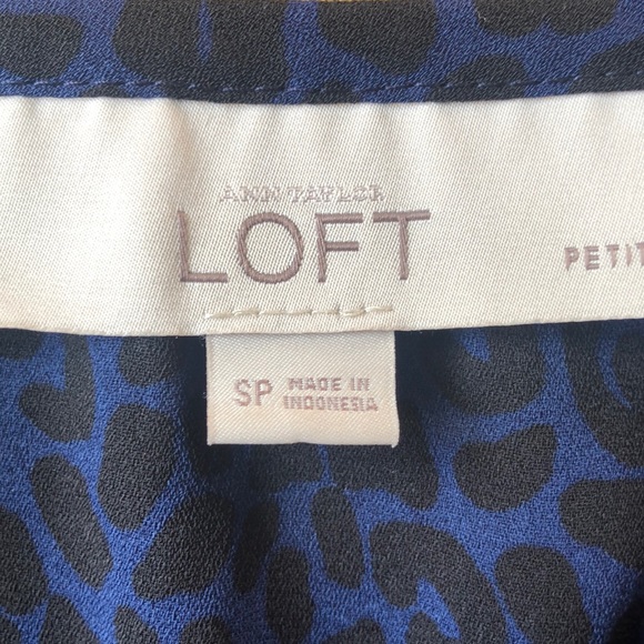 LOFT animal print top - Picture 2 of 4